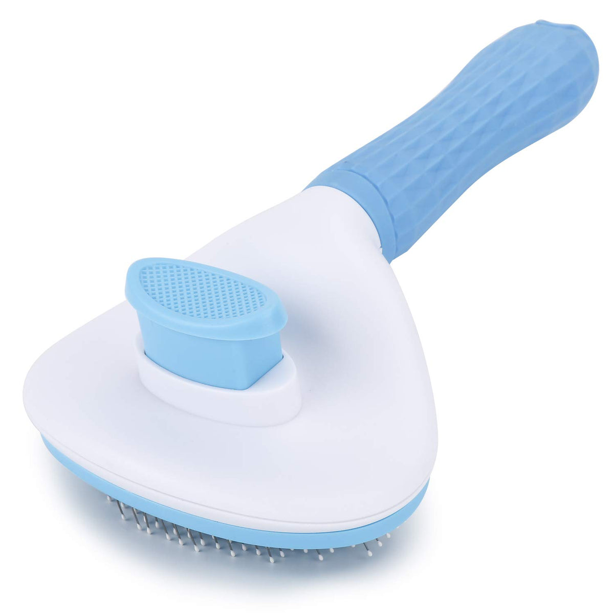 Self-Cleaning Slicker Brush for Dogs & Cats | One-Click Hair Removal