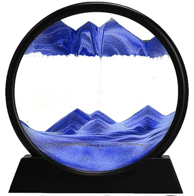 Deep Sea Kinetic Sand Art